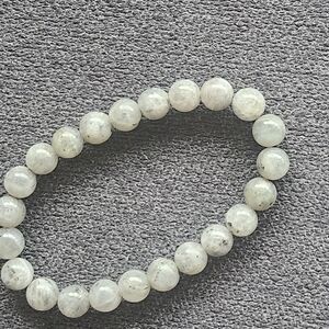 Elegant Gray Beaded Bracelet